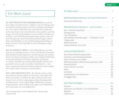 Die richtige Ernährung bei: Bluthochdruck, Übergewicht, Diabetes, Gicht, Cholesterin (GU Gesundheit)