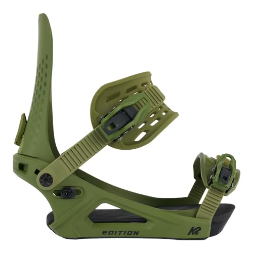 K2 Edition Mens Snowboard Bindings, M: 6-10, Moss