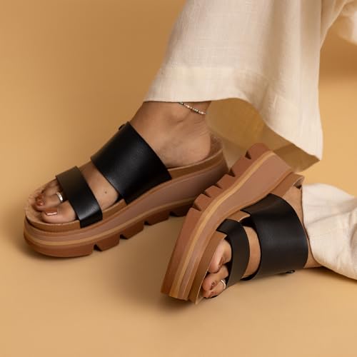 REEF Women's Vista Luxe Siaa Platform Sandals 7