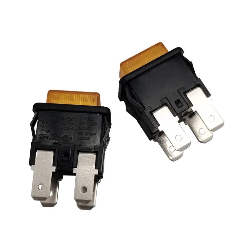 2PC Button Switch 21 * 15mm lockless self-resetting Rebound 4-pin with lamp SB-52N Vacuum Cleaner Power Supply Switches