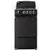 Danby DER200B 20" Electric Coil Range with 2.4 cu. ft. Oven Capacity 4 Coil Elements Porcelain Cooktop Surface 2 Oven Racks and Hot Surface Indicator Light in