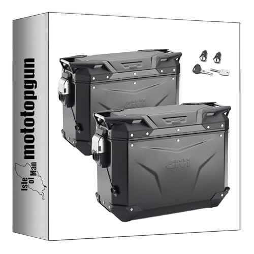 Valigie Laterali Monokey Cam-side Trekker Outback EVO Smart Alluminio Nero + serratura 74 LT, alluminio, monokey + monokey cam-side, 37+37 = 74 lt., trekker outback evo smart,