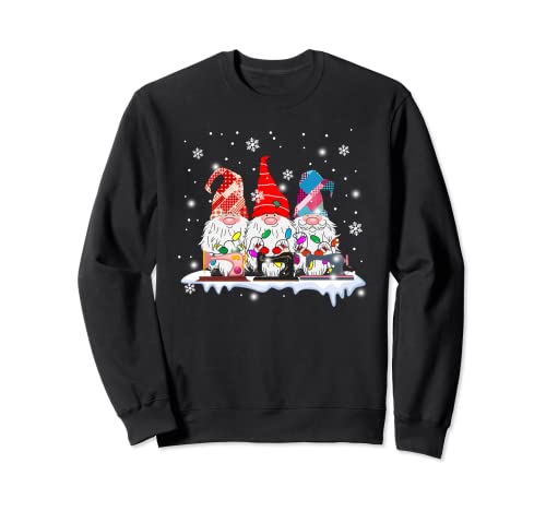 Gnomi Cucito E Quilting Quilters Fogne Regalo di Natale Felpa
