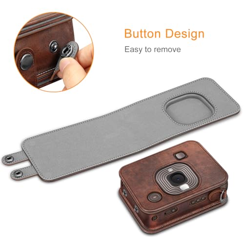 Funda para cámara Fujifilm Instax Mini LiPlay de piel sintética miniatura 5