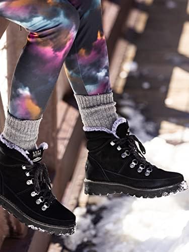 Roxy Women's Sadie Lace-Up Boots Snow, Anthracite, 10 | Image 5
