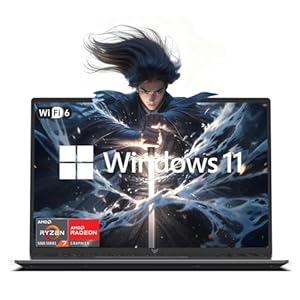 Computadora portátil, computadora portátil A.D Ryzen 5 7430U, 15.6 pulgadas IPS 16 GB RAM 512 GB NVMe SSD, Windows Laptop, WiFi 6, teclado numérico, portátiles domésticos, computadoras