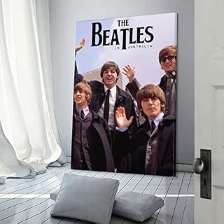 Art du groupe de rock britannique The Beatles – Poster cool à suspendre – Peinture décorative rétro – Décoration murale… - Les Beatles, Paul McCartney, John Lennon, RIngo Starr, George Harrison Art du groupe de rock britannique The Beatles - Poster cool à suspendre - Peinture décorative rétro - Décoration murale… – Image 3
