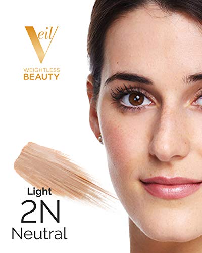 Veil-Cosmetics-Complexion-Fix-Oil-Free-Concealer-Highlighter-Under-Eye-Corrector-To-Help-Conceal-Dark-Circles-And-Blemishes-Vegan-Cruelty-Free-Paraben-Free-2N-Light-Neutral Veil Cosmetics - Complexion Fix Concealer - Liquid Concealer for Under Eye + Dark Circles - Highlight, Contour, Correct - Anti-Aging - Vegan Makeup Pen - Hydrating Lightweight (2N Light Neutral)