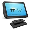 Kiner per Alexa Amazon Echo Show 8 Support, eco Show 8 Stand | Rotazione a 360 gradi | Inclinare facilmente in avanti o verso per migliorare l’angolo di visione | 4 basi magnetiche potenti.