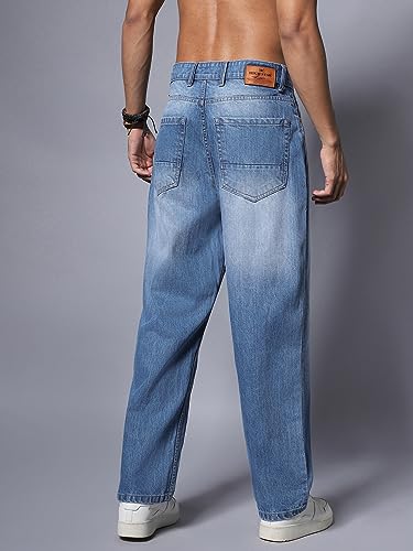 Image of HIGH Star Men's Regular Fit Mid Rise Jeans