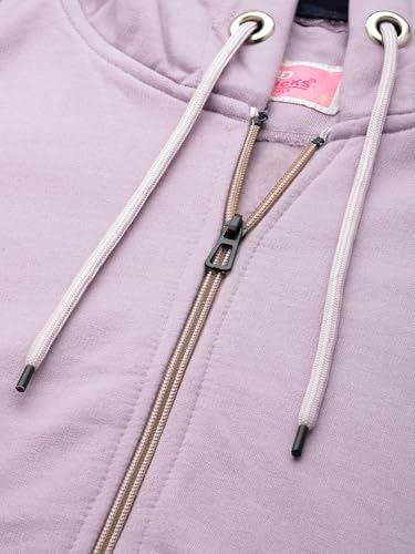 Image of ADBUCKS Women's Cotton Winter Jacket Sweatshirts Casual Drawstring Clothes Zip Up Hoodie With Front Pocket Ii Womens Hoodies Ii Womens Jacket Ii Winter Sweater Hoodie For Women & Girls