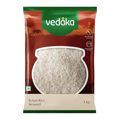 Image of Amazon Brand - Vedaka Kolam Rice | Steamed | 1 Kg