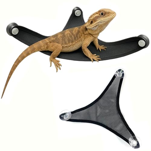 Accessori per drago barbuto resistenti e di lunga durata Realizzato con materiali durevoli di alta qualità, questa amaca è progettata per resistere all'usura quotidiana dell'ambiente del tuo rettile. È un accessorio per drago barbuto affidabile e di lunga durata.