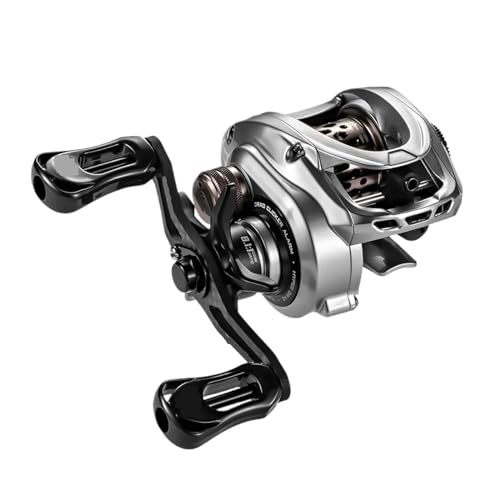 ���y�� Baitcasting ���[���ނ胊�[�� 7.1/8.1 �M�A��C�� 10 + 1BB 4 �L���p���[ Baitcaster �g���₷��(8.1 Double Spool,Right hand.)