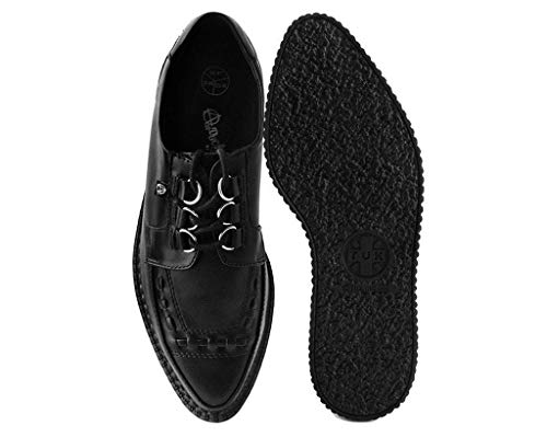 T.U.K Anarchic Creeper Shoes for Women and Men | Pointed Toe Lace-Up with D-Ring Fastening | Low Platform Footwear | Foam Padded Insole & Twill Lining4