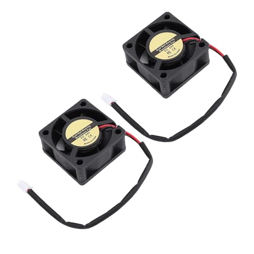 Ausla Ventiladores de Enfriamiento de 2pcs, Ventilador Auxiliar de Cabeza de Impresión para una Impresora AD 5M Pro 3D Tranquila y Rápida, Diseño Compacto, Material de ABS, Uso Conveniente, Kit de