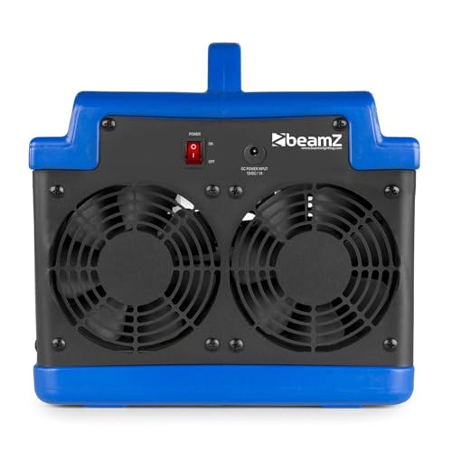Máquina de burbujas de doble rueda y 2 ventiladores BeamZ B1500 con mando 3