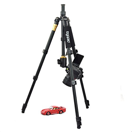 togopod Julia 2in1 Stativ & Einbein mit Kugelkopf, max. Höhe 158cm, min. Höhe 36cm, Tragfähigkeit 5kg, Gewicht 1,57 kg… – Bild 6