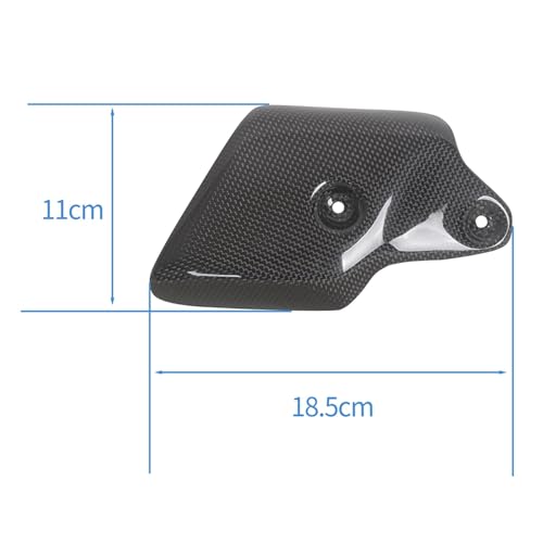Bouclier thermique échappement carbone Ducati 748 916 modification