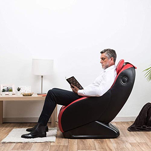GURU® Massage und Relaxsessel - Rot (Modell 2022) - 3 Massagemodi – Surround-3D Sound – Massagestuhl mit Bluetooth System und USB-Anschluss - 2 Jahre GARANTIE GLOBAL RELAX® - Image 3