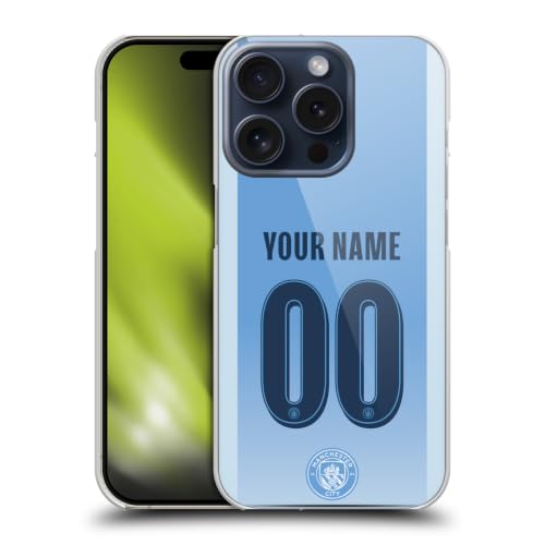 Coque rigide iPhone 15 Pro Manchester City au stade ou au quotidien style Man City FC