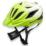 Leichtgewicht & Maxshell-Technologie: Mit nur 300g Gewicht und robuster Maxshell-Technologie bietet dieser Helm optimalen Schutz und Komfort für junge Radsportler