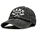 Jumsky Lake Life Baseball Caps for Women River Beach Camping Washed Cotton Hat Black