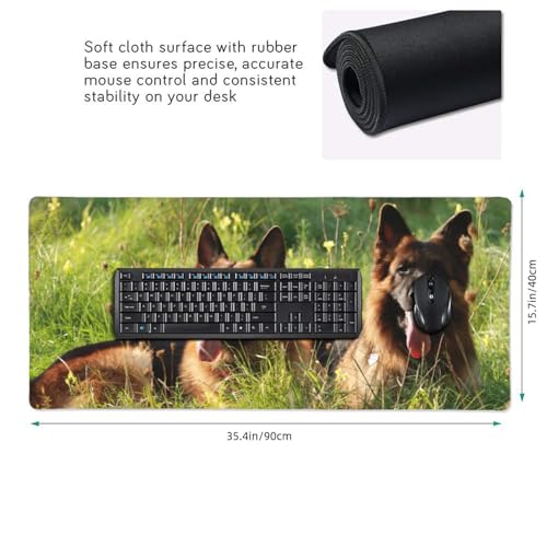 Tapis de souris Berger Allemand pour le bureau et l'ordinateur