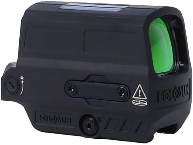 Holosun HS512C Multi-Reticle Circle Dot Enclosed Reflex Sight w/Solar Failsafe and Shake Awake, Designed for Rifle and Carbine, 2 MOA Dot