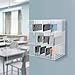 30 Slots Clear Cell Phone Lock Box Modern Acrylic Cell Phone Locker Locking Mobile Phone Pocket Chart Lockable Cell Phones Storage Cabinet Holder with Lock for Classroom Office Exam, Clear
