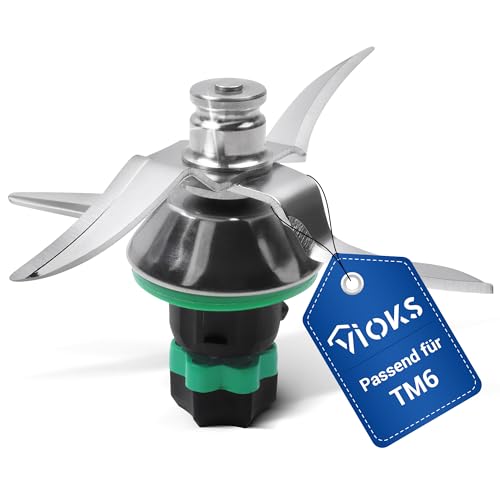 VIOKS Cuchilla de repuesto para Vоrwerk Thermоmix Cuchilla TM6 - Cuchilla de repuesto de acero...