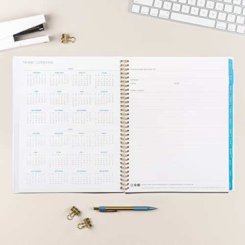 Blue Sky May Designs For 2023-2024 Academic Year Weekly And Monthly Planner, 8.5' X 11', Flexible Cover, Wirebound, Alcohol Ink Blue (142585-A24) #TOP5