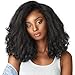Sensationnel Curls Kinksandco Half Wig - Rain Maker Instant Weave Drawstring Cap for Natural 3C to 4C Hair Textures (1B OFFBLACK)