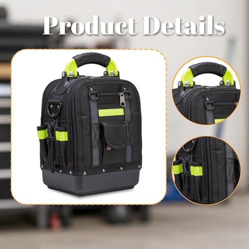 Sac à outils robuste avec poches de rangement pour sécuriser le matériel lourd