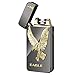 Kivors USB Rechargeable Flameless Electronic Dual Pulse Arc Cigarette Lighter Belief, Black Eagle