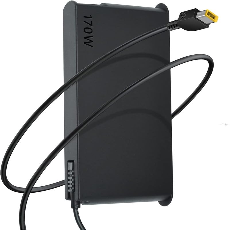 Image of 170w Laptop Charger Adapter 20v 8.5a USB Pin Compatible for Lenovo P50 P51 P52 P53 P70 P71 P73 W540 W541 T540P P15 P17 P15v P15g T15p P1 X1 PA-1171-71 ADL170NLC2A ADL170NDC2A