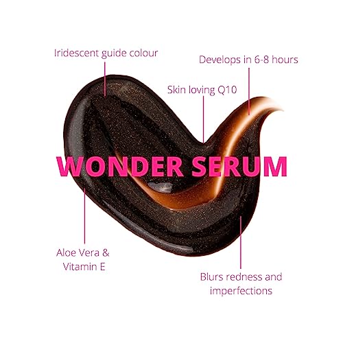 Skinny Tan Wonder Serum, 1 Hour Express Streak Free, Instant Fake Tan with Youth Boosting Q10 & Vitamin E - Image 2