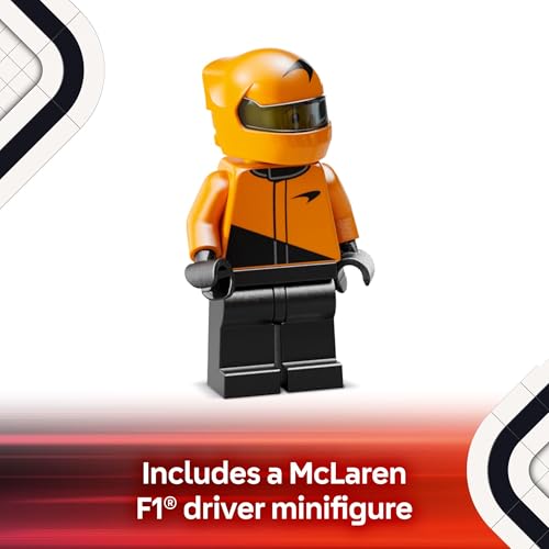 Image of LEGO Speed Champions McLaren F1 Team MCL38 Race Car Toy - Building Set for Kids, Boys & Girls, Ages 10+ - Toy Car for F1 Fans - Gift Idea for Birthday - 77251