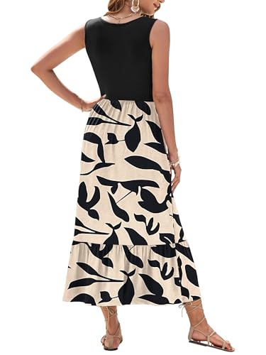 Robe longue sans manches légère et fluide qui masque les complexes