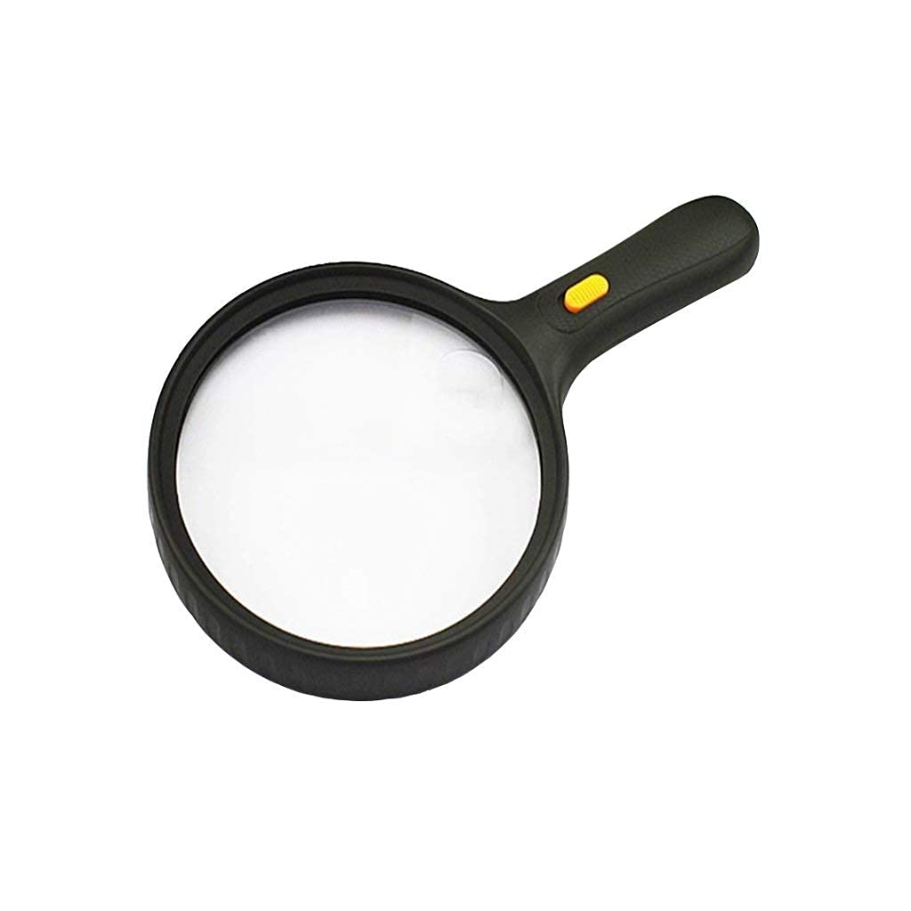 Loupe 10X 20X éclairage LED miroirs pour identification bijoux et montre