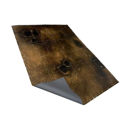 Lighter Creative 44'' x 60'' Anti-Slip Battle Mat for WH40K - Made of Synthetic Leather, 1.5mm Thickness, Rolled Package(Doomsday Barrens)