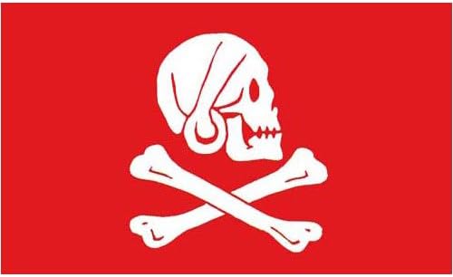 Pirate Flag - Red Henry Avery