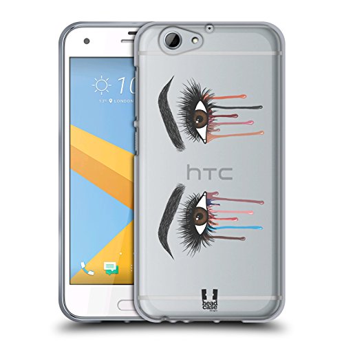 Head Hülle Designs Augen Minimalisums Soft Gel Hülle für HTC One A9s