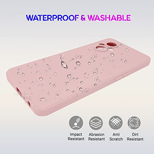Image of LIRAMARK Silicone Soft Back Cover Case for Oppo F21 Pro 5G & Oppo F21s Pro 5G (Silicone Pink)
