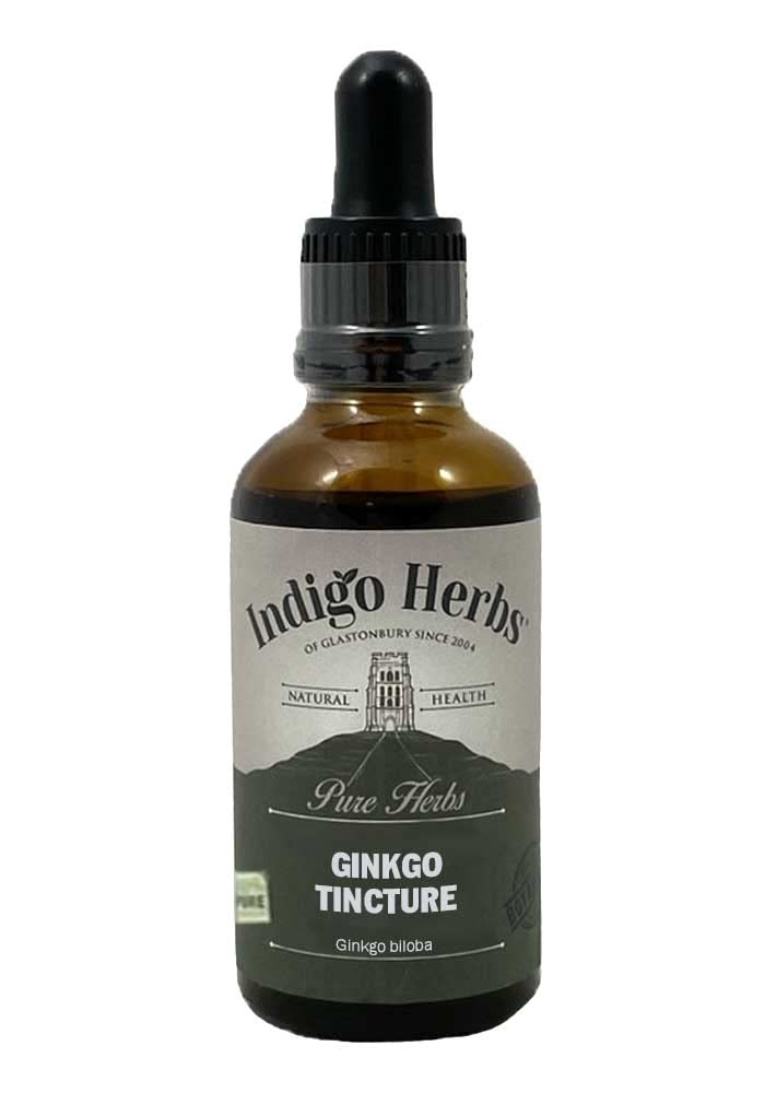 Indigo Herbs Ginkgo Biloba Tincture 50ml | Memory & Alertness | Extract