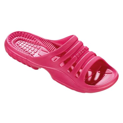 BECO Beco Pantoletten, Badelatschen Unisex, Mules Femme, Rose (Pink 4), 41 EU