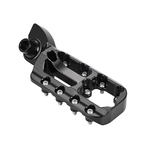 Image of JFG RACING Dirt Bike Foot Pegs,Forged 6063 Aluminum CNC Rest Pedal Footpegs for YZ65 18-26 /YZ85 02-26 /YZ125 97-26 /YZ250 98-26 /YZ250F 01-22 /WR250F 01-24 /YZ450F 03-22 /WR450F 03-26 /YZ125X YZ250X-Black