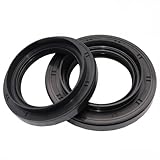 2 Pcs Front Drive Axle Shaft Oil Seal Set LH&RH Compatible with Toyota 4Runner Sequoia Tundra Tacoma for Lexus GX460 LX570 Replace Part Number 90311-47013 90311-47027