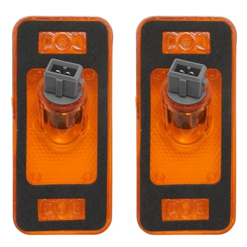 Hoypeyfiy 2Pcs 6303A1 Side Marker Indicator Lamp Side Lights Lens Amber, Replacement for Fiat Ducato 2006-2023 Replacement for Peugeot Boxer 2006-2023, Replaces 1356794080 71749250