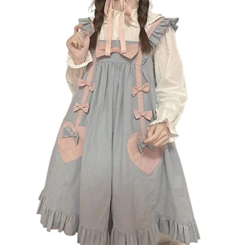 Robe Lolita chasuble style vêtement japonais ample de mi-saison pour jeune fille